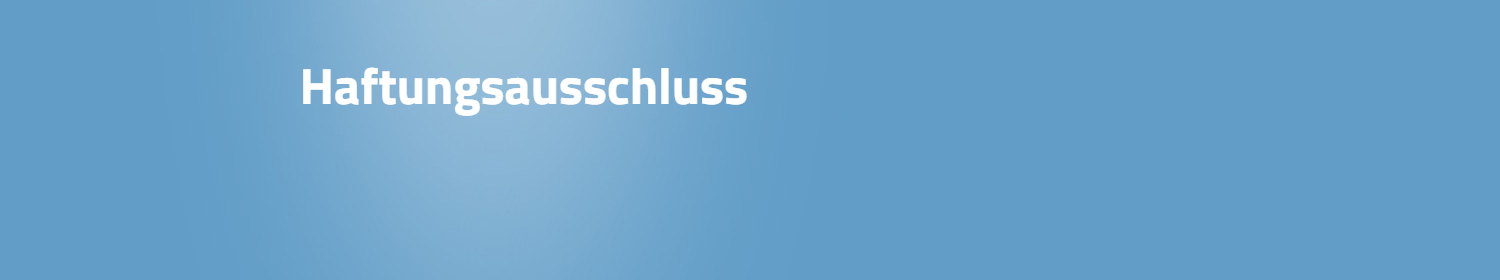 Haftungsausschluss